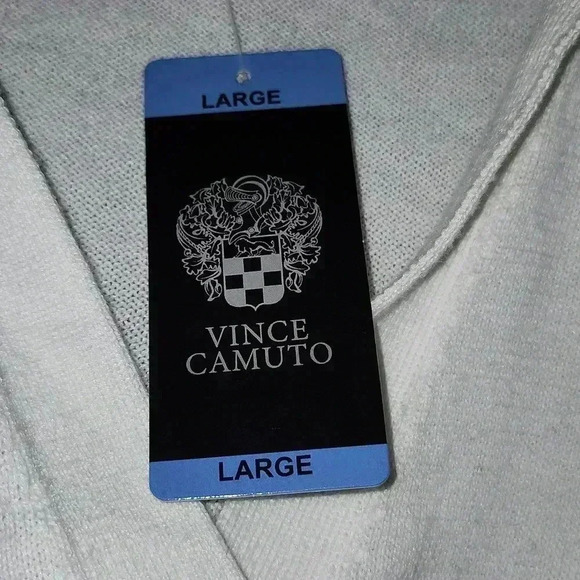 Vincent Camuto collared v- neck Sweater - Picture 4 of 5